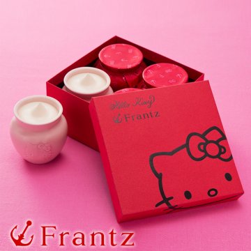 神戸フランツ Hello Kitty × Frantz　神戸魔法の壷プリン4個入 ハローキティ 【手提げ袋付】 プリン 壺プリン スイーツ 洋菓子 ギフト 贈り物 誕生日 サマーギフト お中元