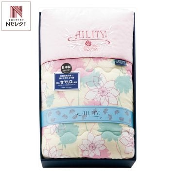 アイリティ 抗菌防臭わた入 肌掛布団 ピンク 詰物0.6kg ギフト ふとん 日本製 肌掛けふとん 掛け布団 寝具【北海道・沖縄県・離島 配送不可】