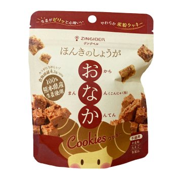ジンジベル ほんきのしょうが おなかクッキー ジップパック 12袋 米粉クッキー グルテンフリー クッキー スイーツ