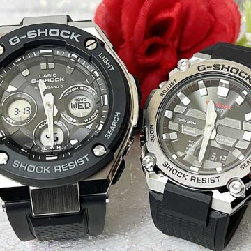恋人たちのGショック ペアウオッチ  G-SHOCK BABY-G   カシオ 2本セット   アナデジ GST-W300-1AJF GST-B600-1AJF プレゼント ラッピング無料  メッセージカードクリスマス プレゼント 誕生日 御祝い還暦 銀婚式 結婚記念日 婚約