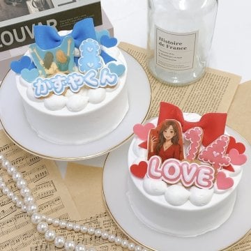 ［新］うちわ文字セミオーダーケーキ【アイシングクッキー】【プリントチョコ】【メッセージ】【記念日に】4号5号6号