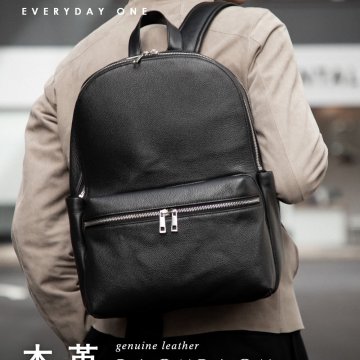 GUIONNET NOIR バックパック リュックサック ビジネスリュック ビジネスバッグ 本革 リュック ギオネノワール  EVERYDAY ONE メンズ レディース バッグ シンプル レザー ビジネス 通勤 通学 A4 ギフト プレゼント 黒 ブラック