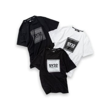 Tシャツ SY32 by sweet years 10027J SQUARE LOGO TEE スクエアロゴ メンズ レディース 半袖