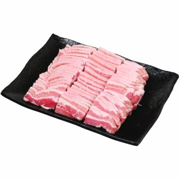 上州三元もち豚 群馬県 上州三元もち豚 焼肉用 バラ 600g (MPGJYB6) [お中元][お歳暮] ※送料無料(北海道・沖縄・離島への配送不可)