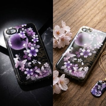 【全機種対応】スマホケース『伊』名入れ 送料無料 和柄 和風 桜 職人 伝統工芸 ハンドメイド ハードケース 手帳型 iPhone 17 Xperia AQUOS Android 各機種対応