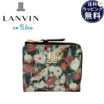 【無料ラッピング】 ランバン オン ブルー LANVIN en Bleu 折財布 ルージュ 二つ折りLF財布 マルチ フラワー エナメル レディース ブランド 正規品 新品 ギフト プレゼント 人気 おすすめ 誕生日 記念日 クリスマス 送料無料 leb522282