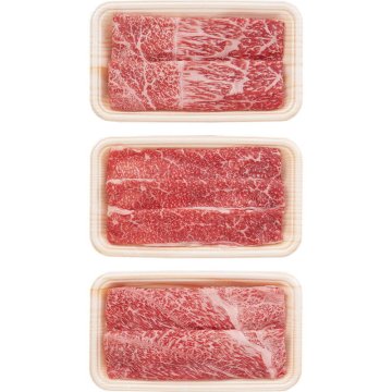 松阪牛しゃぶしゃぶ3部位食べ比べセット (MBKTC45-MA) [お中元][お歳暮] ※送料無料(北海道・沖縄・離島への配送不可)