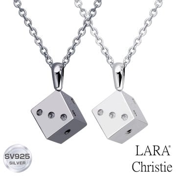 ララクリスティー ペアネックレス ディスティニーダイス ネックレス ペア PAIR Label p8778-p プレゼント カップル LARA Christie
