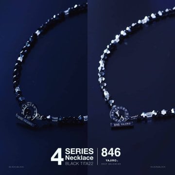 【正規品】846YAJIRO ヤジロ 4シリーズネックレス ディープバランサー スポーツネックレス リカバリー 磁気ネックレス【BLACK×BLACK】【SILVER＆BLACK】送料無料
