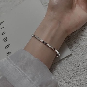 ペアブレスレット レディース ブレスレット ペア ブレスレットレディース シルバー つけっぱなし シルバーブレスレット シルバー925