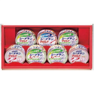 はごろもフーズ シーチキン ギフトセット SET-20B ツナ缶 詰め合わせ オイル不使用 食塩不使用 健康志向 贈り物 内祝い お返し お中元 お歳暮 備蓄 非常食 保存食 常温保存 缶詰 セット