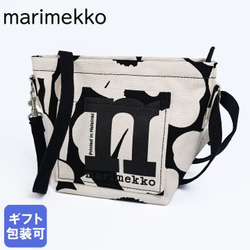 マリメッコ marimekko ショルダーバッグ MONO MINI CROSSBODY UNIKKO モノ ミニ ウニッコ レディース ブラック×オフホワイト 92198 092198 908 北欧雑貨 北欧デザイン 送別会 誕生日 お中元 結婚祝い 結婚式 彼女 娘 妻 女性 ギフト 高級 父の日 母の日 即日発送 ホワイトデー