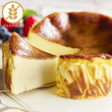 米粉 濃厚 バスクチーズケーキ ｜ 濃厚 バスク チーズケーキ ケーキ ホール クリスマス 高級 米粉 グルテンフリー 絶品 有名店 冷凍 誕生日 美味しい かわいい おしゃれ オシャレ お取り寄せ スイーツ グルメ ギフト プレゼント ユニコ お誕生日祝い 母の日 父の日 敬老の日 クリスマスプレゼント お中元 お歳暮 贈り物 お祝い【送料無料(一部地域除く)】