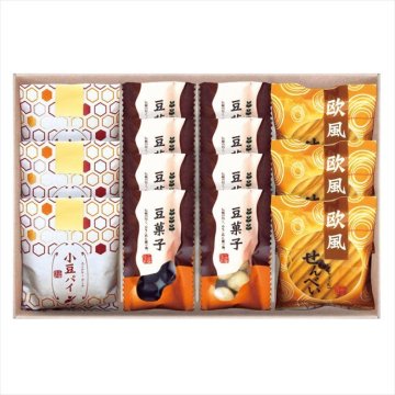   小豆パイ･欧風せんべい和菓子詰合せ  DW-30R  内祝 内祝い お祝 御祝 記念品 出産内祝い プレゼント 快気祝い 粗供養 引出物