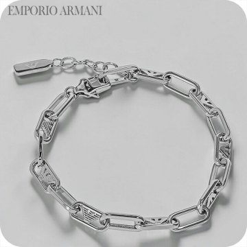 エンポリオ・アルマーニ ブレスレット メンズ レディース ブランド EMPORIO ARMANI China EGS3249040 シルバー アクセサリー