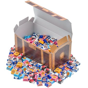 宝箱 チロルチョコ スタンダード こどもの日 4種類 940g ギフト プレゼント 誕生日 個包装 詰め合わせ 大量 パーティー ギフト イベント 子ども 家族 友人 お祝い チョコレート チョコ スイーツ お菓子 子供会 送料無料