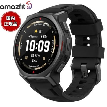 アマズフィット AMAZFIT スマートウォッチ T-Rex 3 Pro 44mm タクティカルブラック 腕時計 GPS アウトドア 登山 ウェアラブル SP170079-C239【2025 新作】