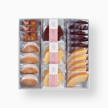 山形 米粉 お米の焼き菓子詰め合わせ（大） 個包装 無添加 グルテンフリー バウムクーヘン バームクーヘン フィナンシェ マドレーヌ ラスク ギフト お歳暮 内祝い お祝い お土産 手土産 お中元