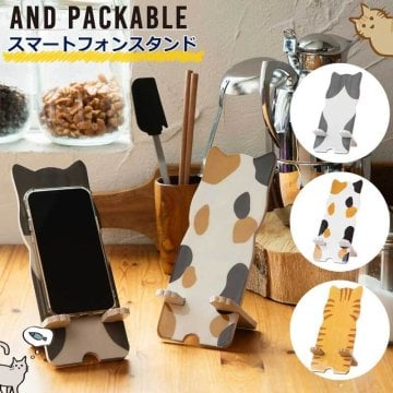 スマホスタンド ねこ プレゼント スマートフォンスタンド アニマル かわいい ぬいぐるみ おしゃれ インテリア スマホ置き スマホ スタンド ホルダー 縦 横 卓上 動物 スマホホルダー ネコ 猫 チャトラ ハチワレ ミケ カリコ 人気  レシピ 動画