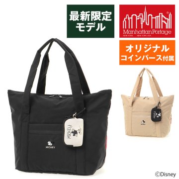 マンハッタンポーテージ バッグ Disney ミッキー Mickey Mouse トートバッグ Manhattan Portage ロングエーカースクエアトートバッグ A4 B5 MP1397TASMIC24 メンズ レディース 送料無料 誕生日プレゼント ギフト