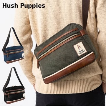 サコッシュ ショルダーバッグ ミニショルダー クラッチバッグ セカンドバッグ バッグ 普段使い サブバッグ バッグインバッグ メンズ 男性用 ブランド [ Hush Puppies ハッシュパピー 横型ショルダーバッグ 8HP114 ] おしゃれ 40代 50代 60代 父の日 誕生日 クリスマス 人気 ギフト プレゼント