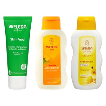 ヴェレダ WELEDA ヴェレダ スキンフード 2.5oz/75ml とカレンドラ ベビーミルクローション 200ml とカレンドラ ベビーオイル（無香料） 200ml のセット    |  激安  WELEDA  デイクリーム 美容グッズ コスメ化粧品 誕生日 クリスマス ホワイトデー 結婚記念日 ウエディングギ