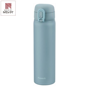 ピーコック ワンタッチマグボトル 500ml ブルー マグボトル 保温保冷 ワンタッチオープン スムーズ開閉【北海道・沖縄県・離島 配送不可】
