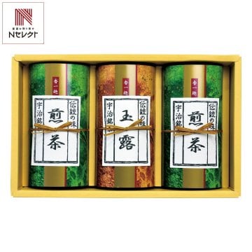 京都 仲井芳東園 宇治銘茶 詰め合わせ ギフトセット 2種 計3個入 玉露ほか 宇治茶 セット 日本茶 煎茶 京都産 茶葉【北海道・沖縄県・離島 配送不可】
