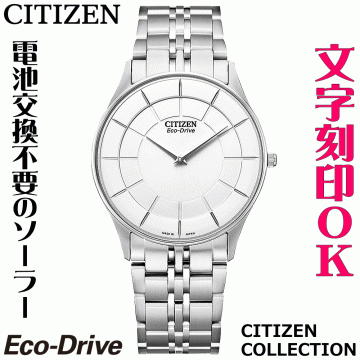 ウォッチ メンズウォッチ 腕時計 名入れ 文字入れ 文字刻印 電池交換不要 ソーラーウォッチ 薄型 薄い CITIZEN シチズン エコ・ドライブ 記念品 退職記念 退職祝い 還暦祝い 米寿 金婚式 結婚記念日 勤続記念品 周年記念 お祝い イニシャル刻印 刻印実績1位 贈答ウォッチ