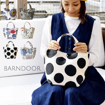 【BARNDOOR バーンドア】帆布 キャンバス ランチ トートバッグ (1184106H)(1164062M)レディース 春 夏 秋 冬 ハンドバッグ 北欧 ナチュラル シンプル おしゃれ お散歩 犬 エコバッグ コットン お弁当 30代 40代 50代 60代 母の日 クリスマス ギフト プレゼント
