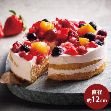 クワトロ ベリー トルテ 産地直送 産直 食品 食べ物 お取り寄せ グルメ ご当地グルメ ケーキ 洋菓子 いちご ブルーベリー ラズベリー クランベリー(代引不可)【送料無料】