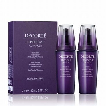 コスメデコルテ リポソーム アドバンスト リペアセラム 免税店限定セット 100ml×2  |  Cosme Decorte  美容液 美容グッズ コスメ化粧品 誕生日 クリスマス ホワイトデー 結婚記念日 ウエディングギフト 母の日 送別会 バレンタインデー 女性 彼女 妻奥さん 母お母さん 女友