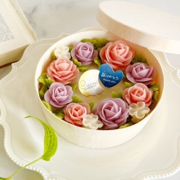 花屋がつくる無添加フラワーおはぎお彼岸 誕生日 和菓子  誕生日 お祝い ギフト