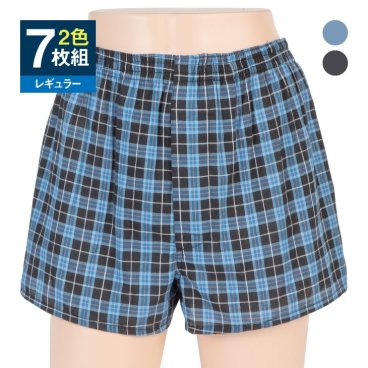 ファミラ 安心トランクス 失禁パンツ さわやか安心 トランクス 同サイズ2色7枚組 クリーンオアシス 防水 消臭 抗菌 尿漏れ 防止 パンツ 吸水パッド付き 下着 男性用 軽度失禁用品　送料無料