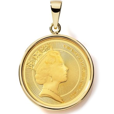 コインペンダントトップ 純金 24金1/10オンス K24 枠18金コインネックレス ネックレス エリザベスⅡCHARLESⅢ 金貨【2026年限定】男女兼用