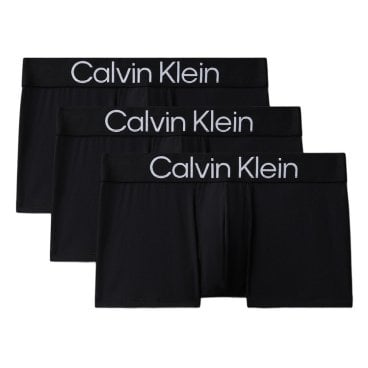 カルバンクライン：BOLD LOGO ローライズボクサーパンツ 3PK (ブラック)[ボクサーパンツ/ 男性下着/ メンズインナー/人気ブランド/おすすめギフト/誕生日プレゼント/メンズファッション]