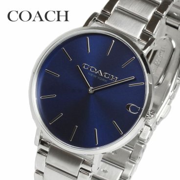 COACH コーチ チャールズ CHALS ブルー メンズ 41mm 腕時計 ウォッチ カジュアル ファッション 14602429