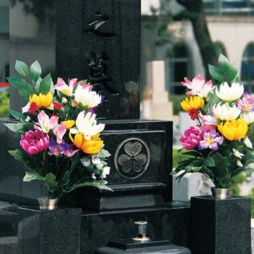 お墓用 枯れない 仏花 2束組 菊 造花 お墓用仏花 お墓参り お墓 花 お供え　送料無料