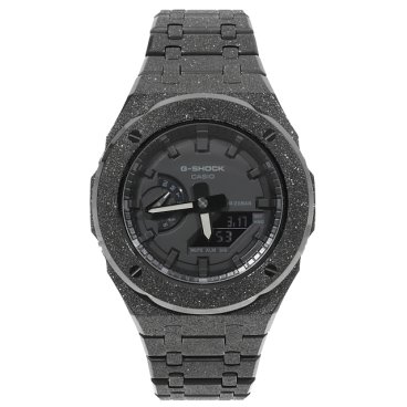 G-SHOCK GA2100 フロステッド カスタム ブラックアウト カシオーク ステンレス製 艶消しモデル Frosted Edition BLACK OUT