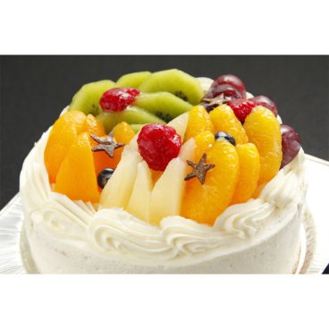 星に願いを★あなたの願いが叶うよう・・【七色フルーツケーキ】に願い事≪フルーツパフェのようなまあるいケーキ！≫【七夕】【お中元】【お誕生日ケーキ】【売れ筋】【プレゼント】