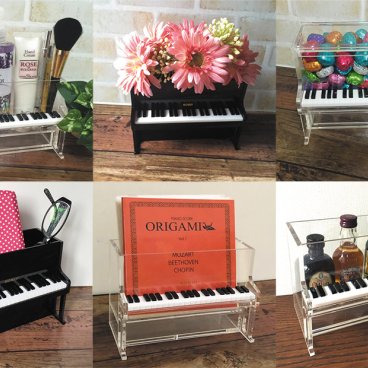 ピアノボックス ※お取り寄せ商品 引き出物 記念品 音楽雑貨 音符 ピアノモチーフ ト音記号 ピアノ雑貨