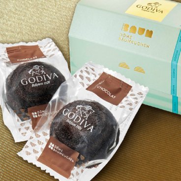 GODIVA　ドーム バームクーヘン ショコラ (2個入)　ゴディバ