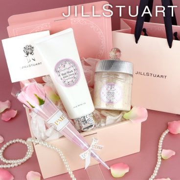 JILLSTUART(ジルスチュアート) 【ギフトセット】ヘアマスク＆バスソルト　ギフトセット　コスメ 化粧品 デパコス ギフト プレゼント ブーケ 高級 母の日 ホワイトデー クリスマス 誕生日 セット キット コフレ 感謝 彼女 年齢 20代 30代 40代 50代　記念日 就職祝い 入学祝い ママ 【季節のソープフラワーブーケ】
