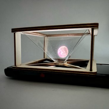 3Dホログラム スマホ スクリーン ディスプレイ  3D ホログラム プロジェクター 立体映像 三次元 3D映像 工作キット 