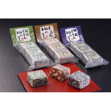 【味佳嵯のゆべし】抹茶味（３個入り）和菓子