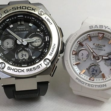恋人たちのGショックペアウォッチ G-SHOCK BABY-G   カシオ 2本セット電波ソーラー  電波ソーラー GST-W310-1AJF BGA-2500-7AJF  ラッピング無料 ほんのり好きでいてください