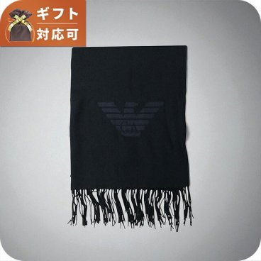 エンポリオアルマーニ EMPORIO ARMANI マフラー 625214-CC318-00020 メンズ ブラック マフラー