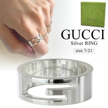 GUCCI グッチ リング 指輪 メンズ レディース ユニセックス シルバー925 7号～21号 おしゃれ ブランドアクセサリー 誕生日 結婚式 結婚記念日 プレゼント 夫 妻 彼氏 彼女 お祝い ギフト シルバーアクセサリー 成人 卒業 入学
