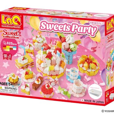 【2025年5月新仕様版】LaQ ラキュー スイートコレクション スイーツパーティ  Sweet Collection SWEETS PARTY  知育　ブロック　玩具　日本製
