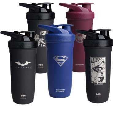 スマートシェイク 900ml DCリフォースステンレス Smartshake Reforce DC Comics Stainless Steel Shaker 30oz/ 900ml （プロテイン バットマン ジョーカー ハーレイクイン ワンダーウーマン スーパーマン 筋トレ） ◇